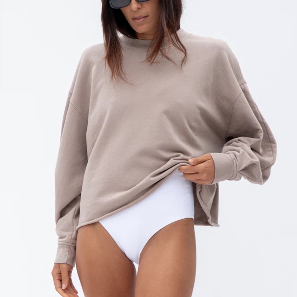 Left on Friday Sports & Rec Sweatshirt Taupe